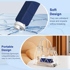 4pack Collapsible Water Bottles, 20.6oz Foldable Water Bottle BPA Free Reusable - Image 6