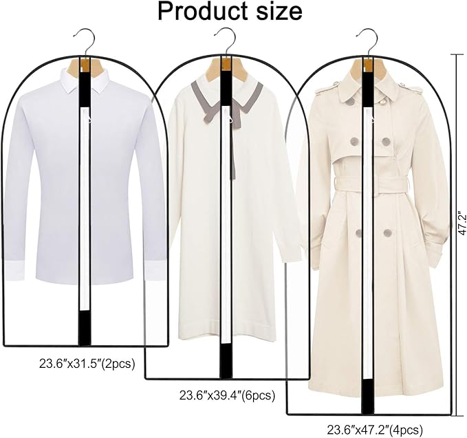 Pwsap 12 Pack Breathable Clothes Covers - Image 6