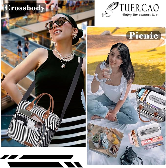 TuErCao Lunch Bag Women Insulated Lunch Box - Image 5