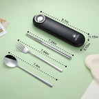 DEVICO Travel Utensils with Case Cute, Reusable Silverware - Image 6