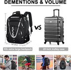 18.4 Laptop Backpack for Men, 55L-60L Extra Large Gaming Laptops Backpack - Image 5