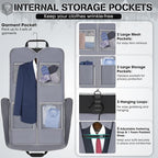 RAINSMORE Garment Bags for Travel Carry On Garment Bag for Hanging Clothes - Image 2