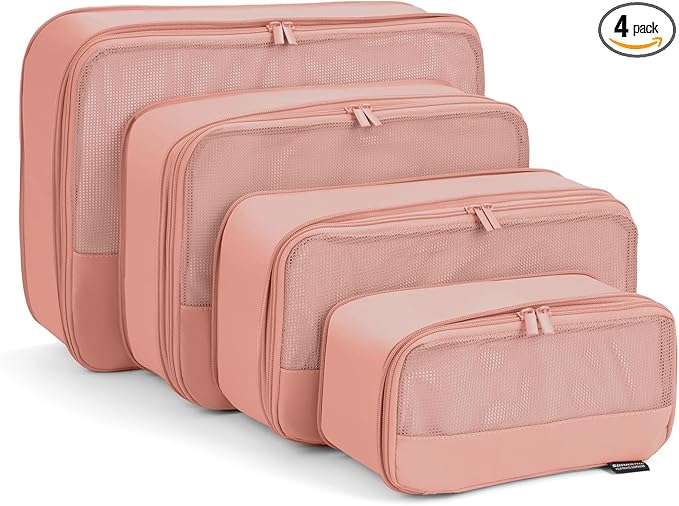 4 Piece Compression Packing Cubes by SOARSAIL