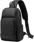FENRUIEN Crossbody Sling Bag for Men, Water Resistant One Shoulder Backpack by FENRUIEN