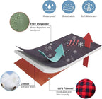 0 Degree Sleeping Bag Cotton Flannel Winter Cold Weather - Image 3