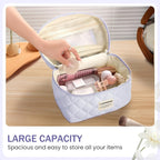Makeup Bag 3 PCS Cosmetic Bags for Women, Large Travel Make up Bag Set Cute - Image 3