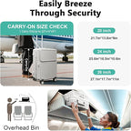 Hard Shell Luggage 20 Inch Travel Luggage, Carry-On Luggage Spinner TSA - Image 6