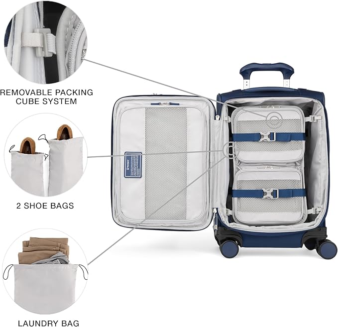 Travelpro VersaPack+ Lightweight Softside Expandable Carry on Luggage, 8 - Image 5