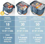 CleverMade Collapsible Insulated Cooler Bag – Leakproof Soft Folding Cooler - Image 9
