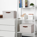 Temary Storage Bins with Lids 2-Pack Large Foldable Storage Baskets with Lid - Image 5