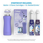 Cirkul 32oz. Matte Periwinkle Stainless Steel Water Bottle Starter Kit - Image 4