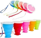 5 Pack Silicone Collapsible Cups by Stouge