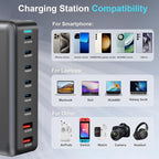 500W USB C Fast Charger Block, 8 Port USB Charging Station, GaN Ⅲ Pro Double - Image 7