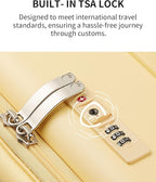 aji Expandable Top Open 26 Inch Checked Luggage - Image 10