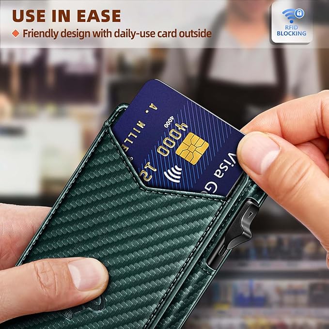 BULLIANT Men Wallet, Money Clip Wallet Slim - Image 5