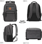 Black Backpacks for Men, Backpack for School, School Backpack for Boys Teens - Image 7