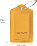 Luggage Tag Faux Leather Premium Travel Suitcase Tags - Image 7