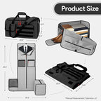 Garment Duffle Bags for Travel, HOMQUIET Convertible Garment Duffel Bag - Image 3
