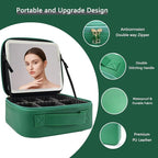 Makeup Bag with Led Mirror, Travel Makeup Organizer with 3 Color Setting - Image 4