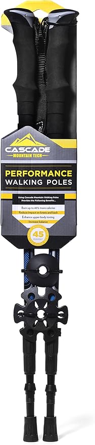Cascade Mountain Tech Lightweight Aircraft-Grade Aluminum Trekking Poles - Image 3
