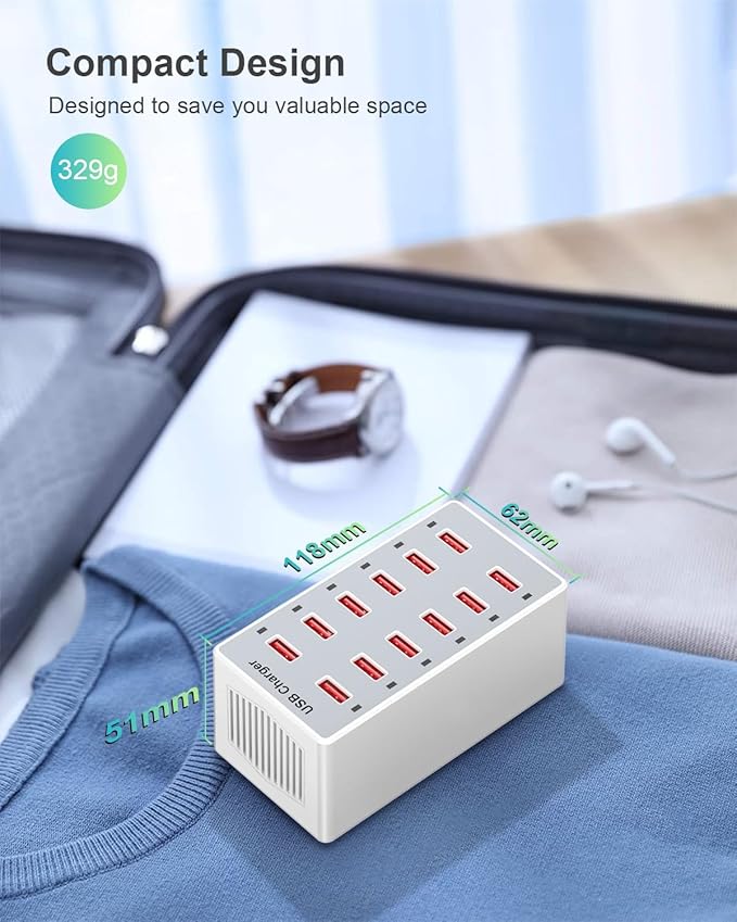 USB Charger 12-Ports Charging Station - Image 5