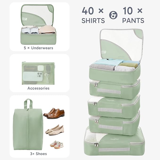 ALL INCLUDED 10 Set Durable Packing Cubes - Image 4
