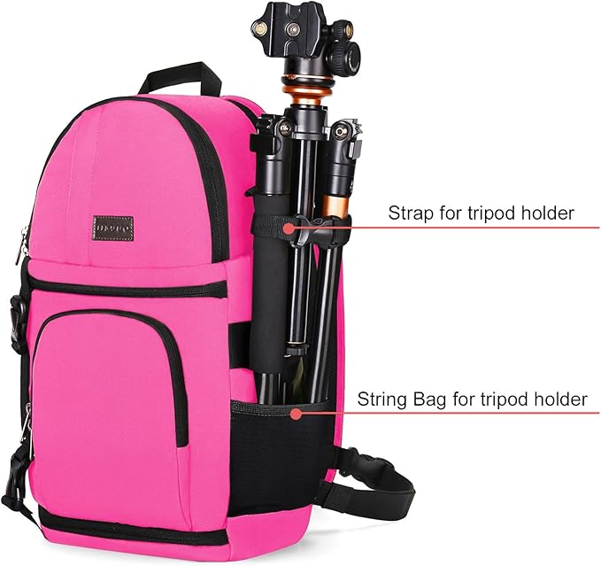 MOSISO Camera Sling Bag, DSLR/SLR/Mirrorless Camera Backpack Case Shockproof - Image 3