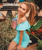 SUNWILL Travel Coffee Tumbler 20 oz, Insulated Mug - Image 7