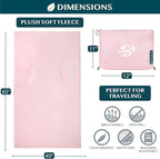 PAVILIA Travel Blanket and Pillow, Arms Opening Airplane Blankets - Image 7