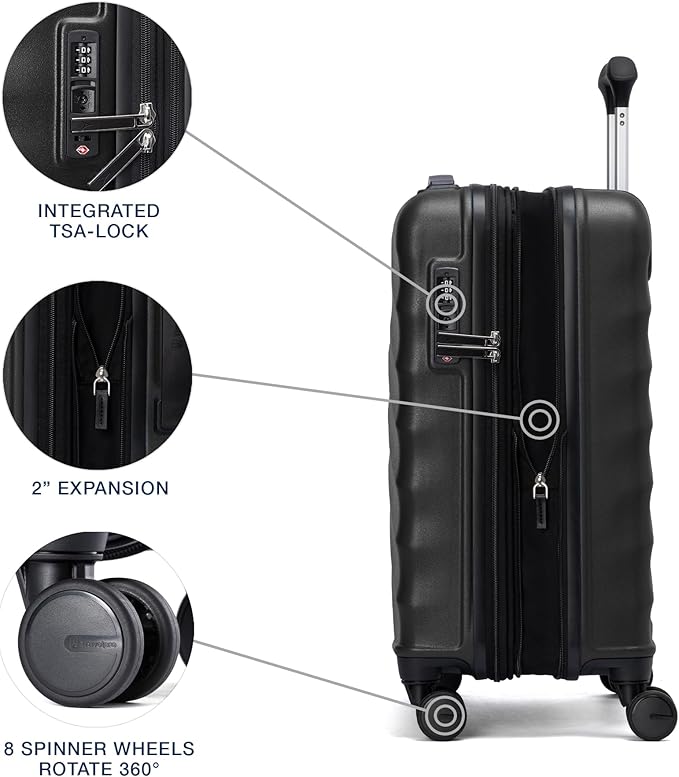 Travelpro Maxlite Air V2 Hardside Expandable Carry on Luggage, 8 Spinner Wheels - Image 4