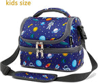 FlowFly Kids Double Decker Cooler Insulated Lunch Bag Large Tote - Image 9