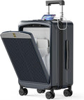 Carry on Luggage 22x14x9 Airline Approved, Durable PC Hardside Suitcase by MGB