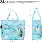 LEDAOU Beach Bag Waterproof Sandproof Women Tote Bag Pool Bag - Image 6