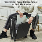 MILADA Wide Handle Carry On Luggage - Image 2