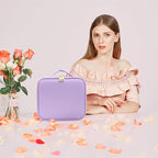 Travel Makeup Bag with Lighted Mirror, Makeup Organizer Bag with 3 Color Modes - Image 6