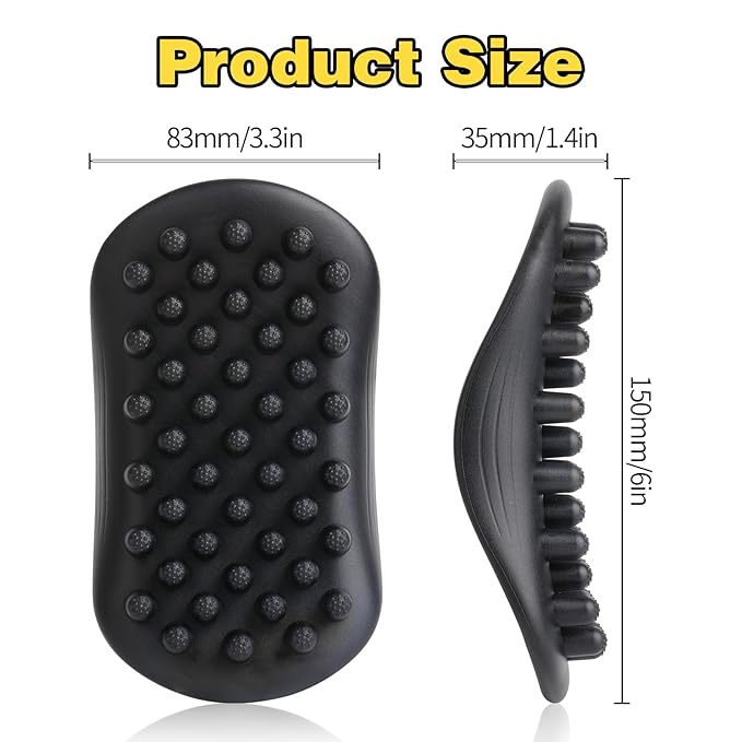 Twist Styler Brush for Black Men - Premium Durable Washable Hair Sponges Curls with Ergonomic Grip, Suitable for Afro 4C Hair & Coiled Textures - Home Styling Essential Hair Brush for Men & Barbers