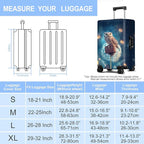 Owl Luggage Cover Washable Suitcase Protector Anti-Scratch, Stretchable Fit - Image 6