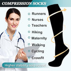 ACTINPUT 8 Pairs Compression Socks - Image 5