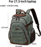 Travel Laptop Backpack 17.3 inch XL Computer Backpack - Image 4