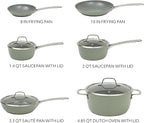 Sur La Table Kitchen Essentials Cool Commune Hard Anodized 10 Piece PFA Free - Image 3