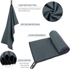 Microfiber Travel Towel, Soft Lightweight Quick Dry Towel, Super Absorbent - Image 5