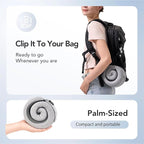 Travel Pillow, 100% Pure Memory Foam Travel Neck Pillow Airplane Neck Support - Image 5