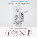 TESSAN Universal Travel Adapter, International Power Adapter - Image 5