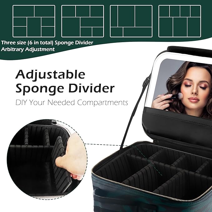 MOMIRA Travel Makeup Bag Cosmetic Bag - Image 6