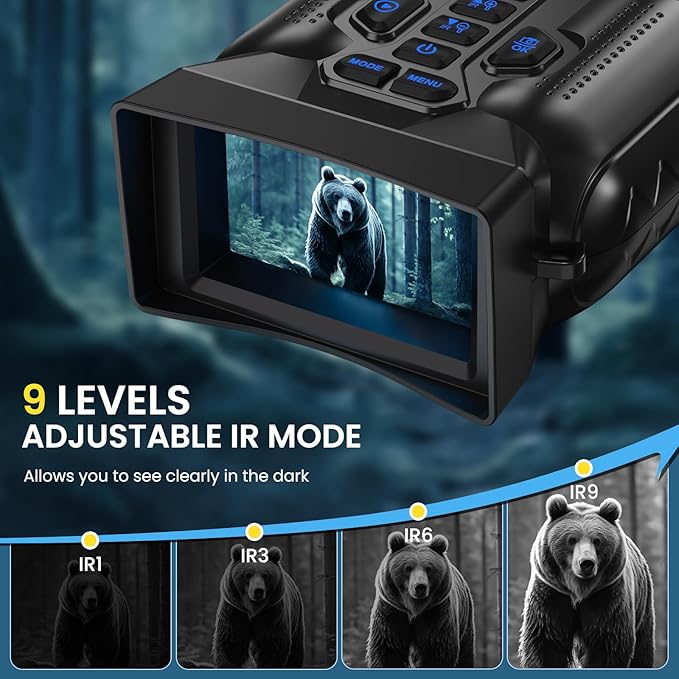 Night Vision Goggles, 4K Night Vision Binoculars - Image 4