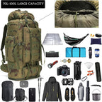 Hiking Backpack for Men 70L/100L Camping Backpack Military Rucksack Molle 3 - Image 4