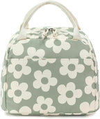 Bluboon Lunch Bag for Women Men Cute Corduroy Lunch Tote Bags Reusable - Image 8