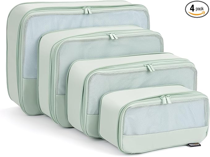 4 Piece Compression Packing Cubes by SOARSAIL