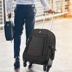 StarCloud 18-inch + 24-inch Checked Backpack Combo Set Large Rolling Backpack - Image 6