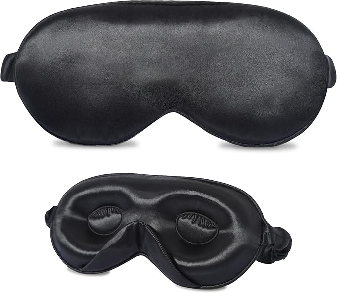 ZIMASILK Adjustable 22 Momme 100% Mulberry Silk Sleep Mask, Upgraded 3D by ZIMASILK